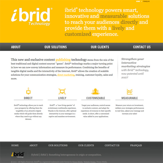 Image miniature du site web d'iBrid