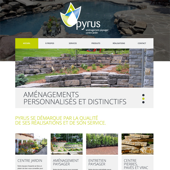 Image miniature du site web de Pyrus